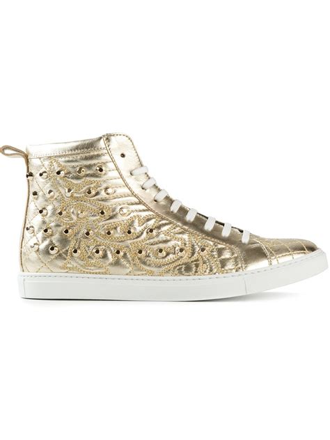 gold versace shoes|versace vanitas shoes.